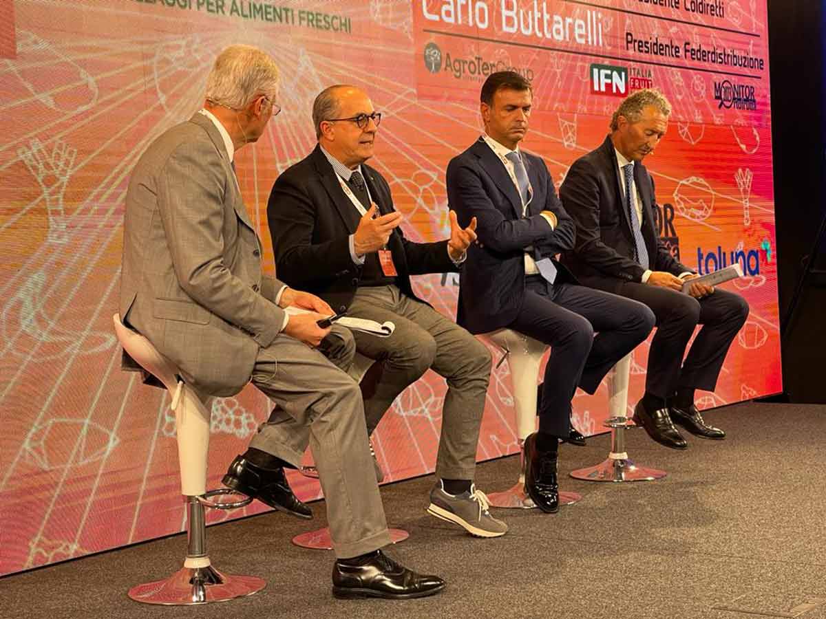La filiera con Paolo De Castro, Ettore Prandini e Carlo Alberto Buttarelli